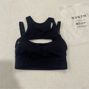 NVGTN Black Apex Sports Bra L New